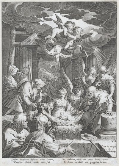 Narození Páně, 1588. od Aegidius Sadeler II