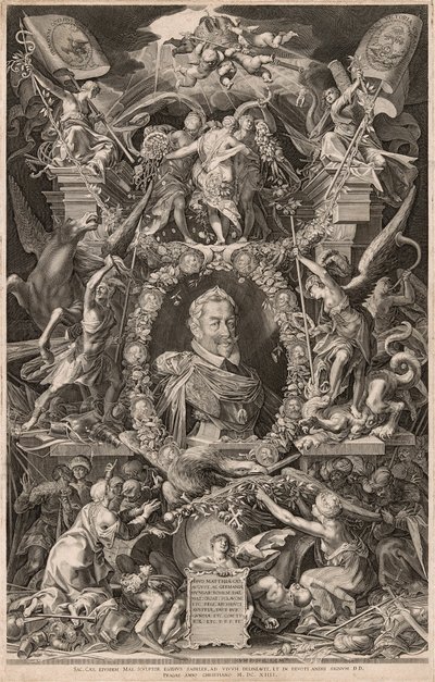 Portrét císaře Matyáše od Aegidius Sadeler II