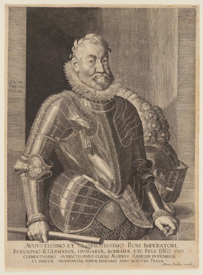 Rudolf II., císař Svaté říše římské od Aegidius Sadeler II