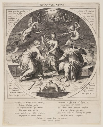 Tři osudy od Aegidius Sadeler II