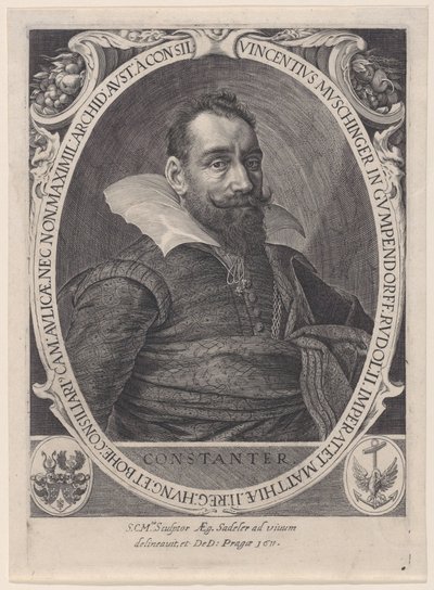Vincenz Muschinger, rada císaře Rudolfa II., 1611., 1611. od Aegidius Sadeler II
