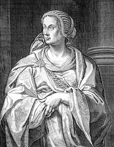 Albia Terenta, Otova matka (rytina) od Aegidius Sadeler or Saedeler