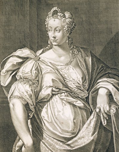 Livia Drusilla (asi 55 př. n. l. - 29 n. l.), manželka Octaviana od Aegidius Sadeler or Saedeler