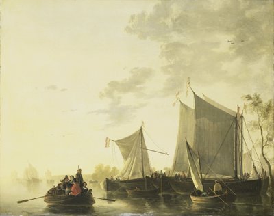 Výhled na řeku od Aelbert (after) Cuyp