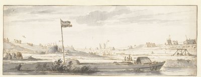 Kopání Mallegatu mimo Dordrecht, 1648 od Aelbert Cuyp (attributed to)