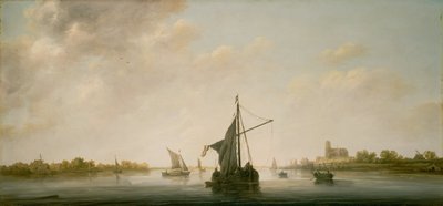 Pohled na řeku Maas v Dordrechtu od Aelbert Cuyp