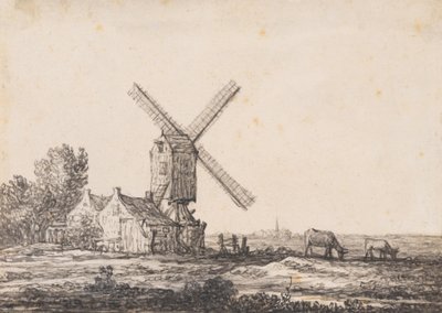 Krajina s mlýnem od Aelbert Cuyp