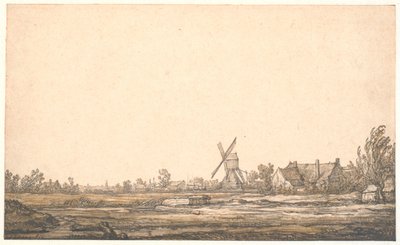 Krajina s mlýnem od Aelbert Cuyp