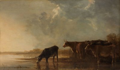 Říční krajina s krávami od Aelbert Cuyp