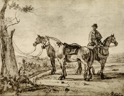 Tři koně od Aelbert Cuyp