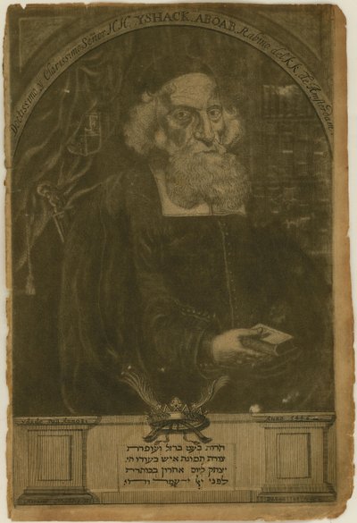 Portrét Isaaca Aboaba da Fonseca 1605-1693, 1681. od Aernout Naghtegael