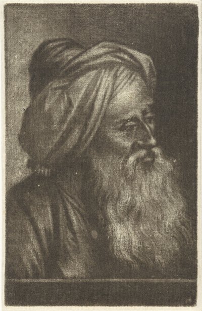 Busta muže v turbanu od Aert Schouman