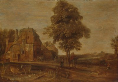 Krajina s hostincem od Aert van der Neer