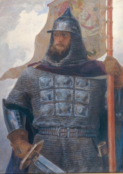 Alexandr Něvský od Afanasij Kulikow