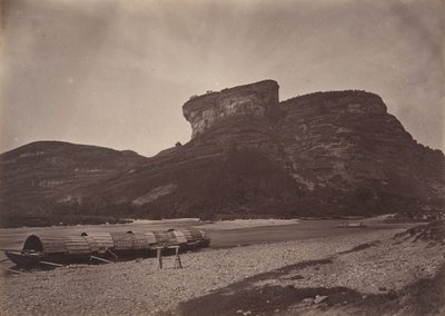 Chrám Tai-wang ve Wu ü poblíž Sing Chang Tea Mart, ca. 1869. od Afong Lai