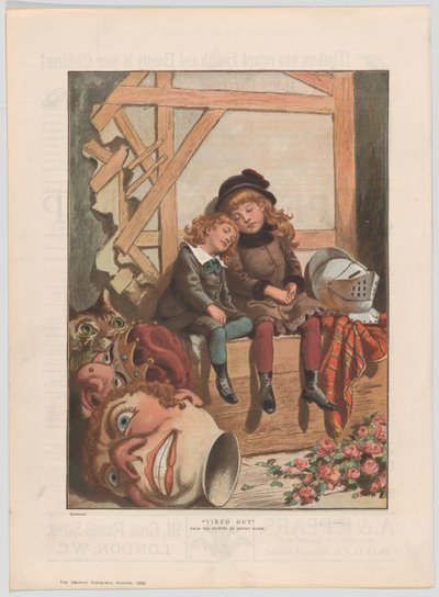 Unavený, z čísla The Graphic Christmas, 7. prosince 1885. od After Adrien Emmanuel Marie.