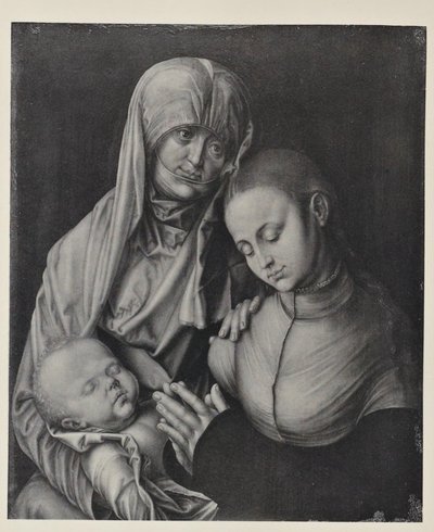 Panna s dítětem a svatou Annou. od After Albrecht Dürer
