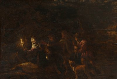 Útěk do Egypta od after Jacopo Bassano