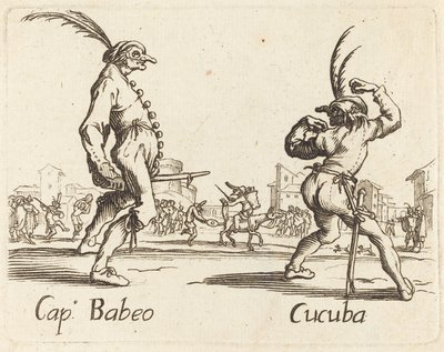 Kapitola Babeo a Cucuba od After Jacques Callot