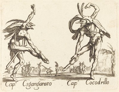 žádný Sgangherato a Cap. krokodýl od After Jacques Callot