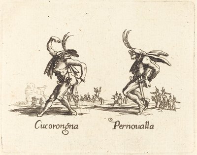 Cucorongna a Pernoualla od After Jacques Callot