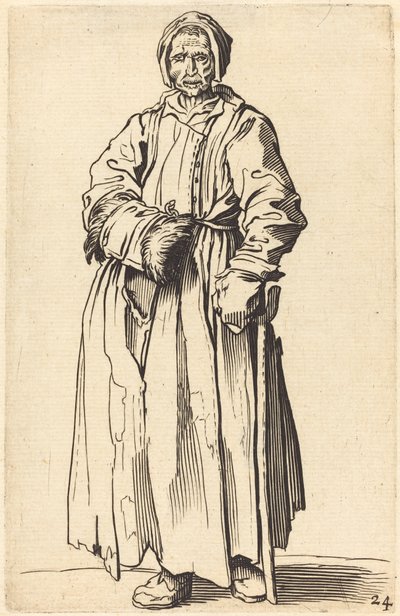 Jednooká žena od After Jacques Callot
