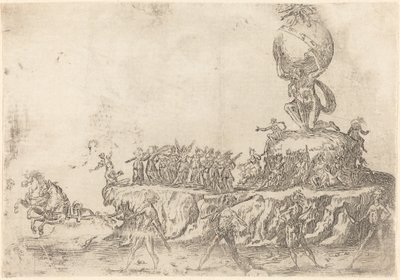 Plovák Slunce od After Jacques Callot