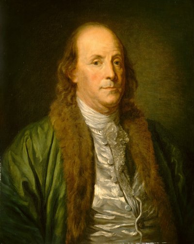 Benjamin Franklin od After Jean Baptiste Greuze