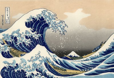 Velká vlna u Kanagawy od After Katsushika Hokusai