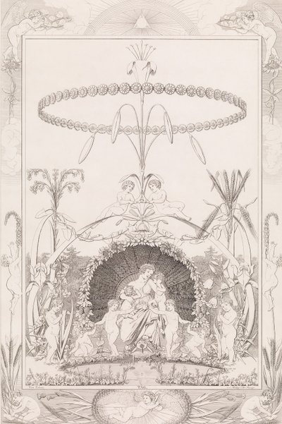 Day, ze série The Times of the Day, 1807. od After Philipp Otto Runge