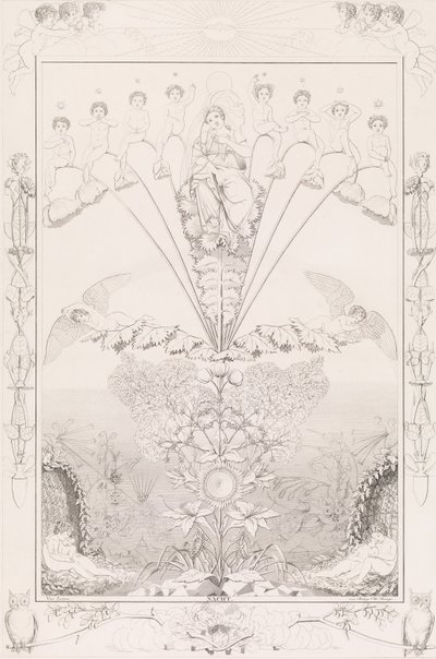 Night, ze série The Times of the Day, 1807. od After Philipp Otto Runge