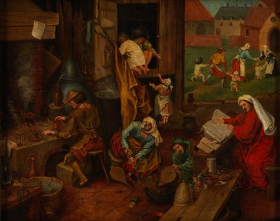 Alchymista od After Pieter Brueghel the Elder