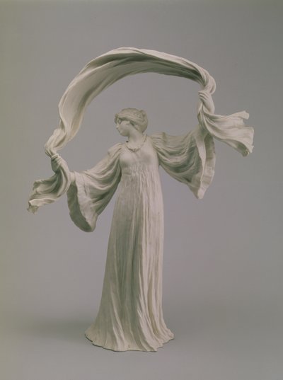 Tanečnice s šátkem ze středu stolu, Sevres, 1900 (sušenka) od Agathon Leonard