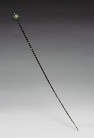 Oděvní jehlice, cca 1400 př. n. l. (litý a tepaný bronz) od Age Bronze