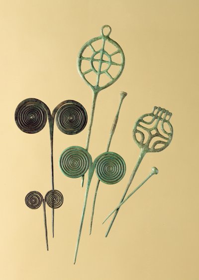 Jehly, z Ober- a Unterbinbach, Haina, Grossenlueder a Liebenau (bronz) od Age Bronze