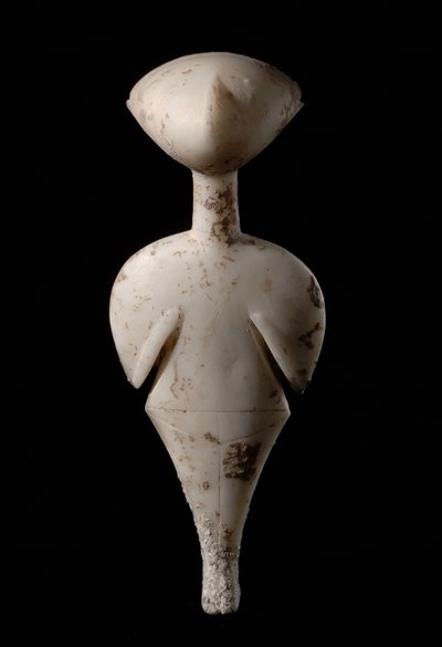 Soška ženy: "Stargazer", cca 3000 př.nl (mramor) od Age Bronze