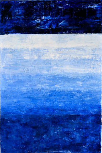 And Jump, 2018 (akryl na plátně) od Agnes Girardon