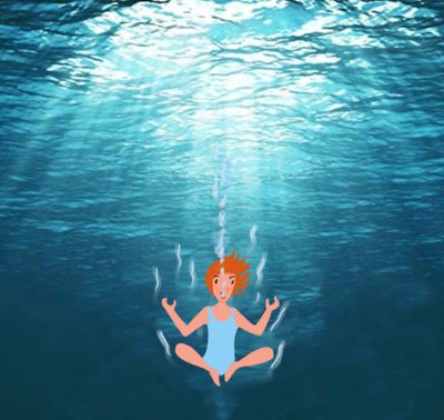 Meditace, 2023 (digitální umění na fotografii) od Agnes Girardon
