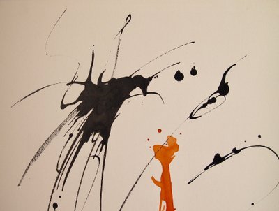 Untitled 17, 2016 (inkoust na papíře) od Agnes Girardon