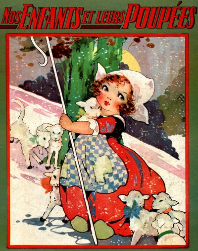 Malá pastýřka, kolem roku 1920 (ilustrace) od Agnes Richardson