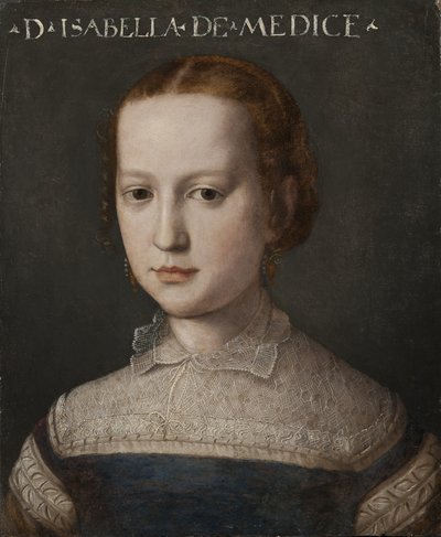 Isabella de Medici, kolem roku 1555 od Agnolo Bronzino
