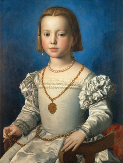 Portrét Bia de Medici, 1542 od Agnolo Bronzino