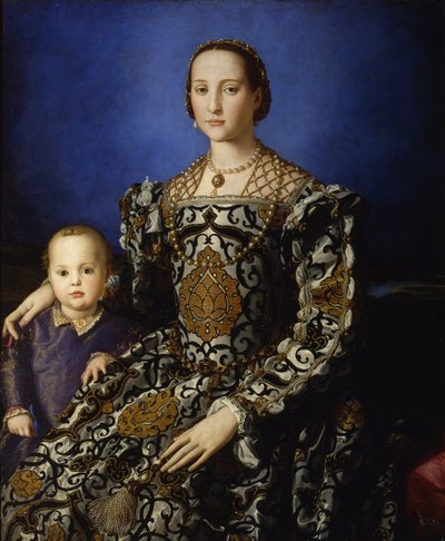 Portrét Eleonory z Toleda se svým synem Giovannim, cca 1545 od Agnolo Bronzino