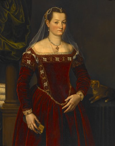 Portrét dámy od Agnolo Bronzino