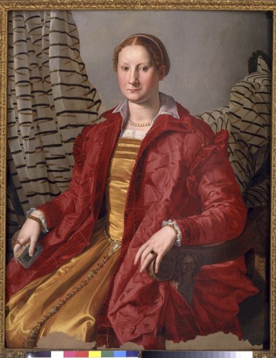 Portrét dámy, cca 1550-55 od Agnolo Bronzino