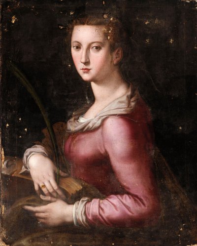 Svatá Kateřina Alexandrijská od Agnolo Bronzino