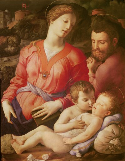 Panciatichi Svatá rodina, c. 1540 (olej na dřevě) od Agnolo Bronzino