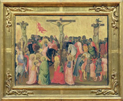 Ukřižování (tempera na panelu) od Agnolo Gaddi