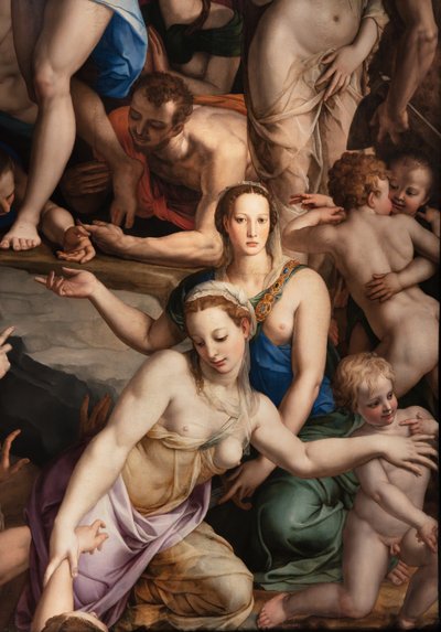 Medicejská kaple: Sestup Krista do Limba, detail od Agnolo Bronzino