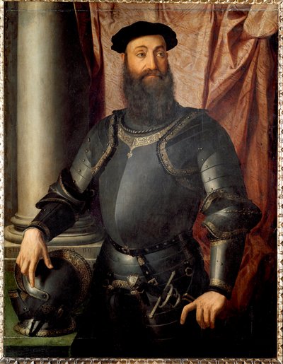 Portrét Condottiere Stefano Colonna od Agnolo Bronzino